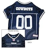 Pets First Official NFL Dallas Cowboys Jersey Small