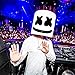 DJ Mask LED, Music Festival Helmets, Cosplay Costume Full Head Masks Halloween Party Props Costume Masks White