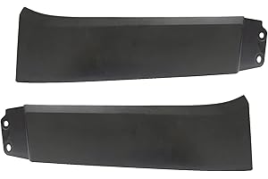 KYYET Front Bumper Grille Headlight Filler Trim Panels For 2007-2013 Tundra / 2008-2017 Sequoia (Pair)
