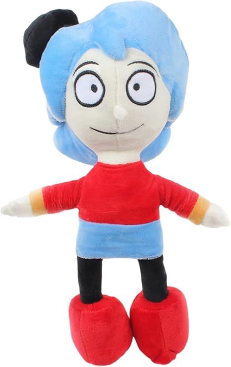 Amazon Co Jp ぬいぐるみ 子鹿枕イギリスのアニメの青い髪の女の子ぬいぐるみ誕生日プレゼント 贈り物 Color Hilda ホーム キッチン