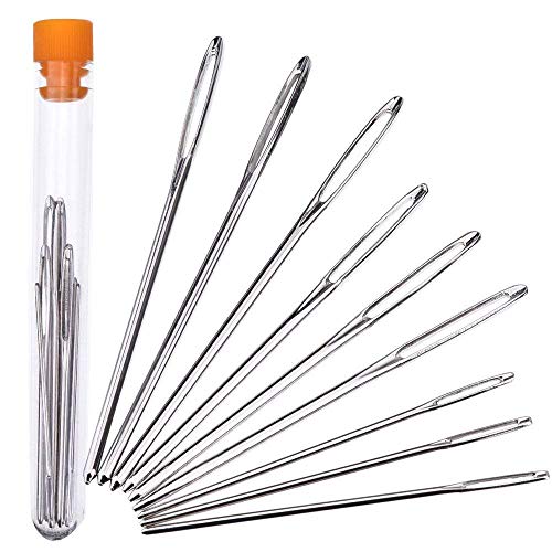 Lihin Christmas Indoor Decoration Magic Embroidery Pen Set,Embroidery Pen Punch Needle Craft Tool Including 50 Color Threads for Embroidery Threaders Knitting Sewing Tool