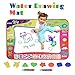 Develop Smarter Toss and Catch Paddle Ball Set Game Develop Smarter Water Drawing Mat for Toddlers - Large Aqua Magic Mat for Boys, Girls - Educational Mess Free Water Doodle Board with Pens