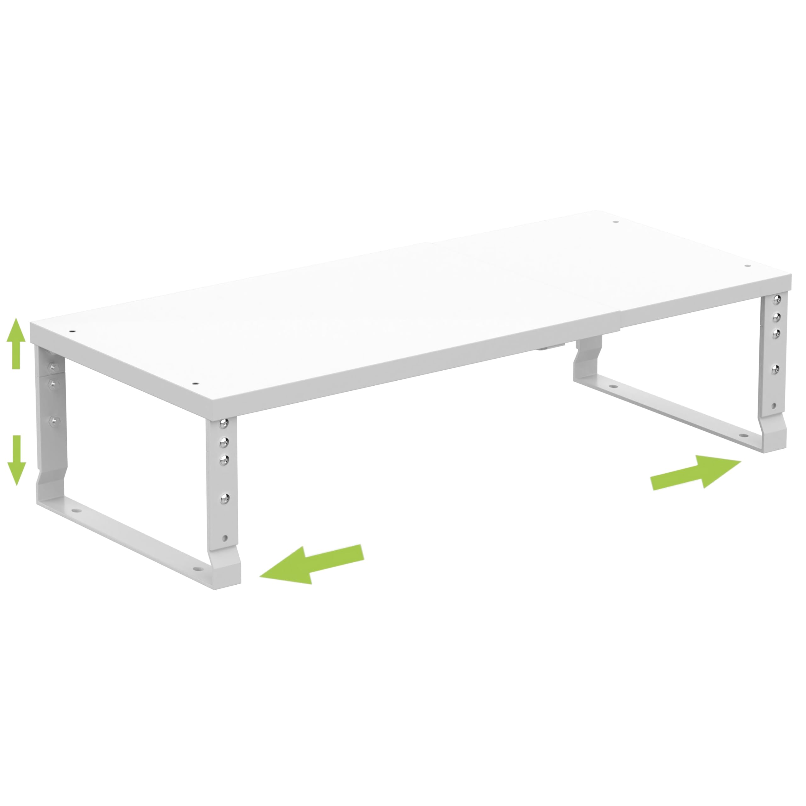 Photo 1 of ***UNTETSED/ UNKNOWN MISSING ASSEMBLY PIECES**** Jojocross Expandable Stackable Spice Rack Organizer for Kitchen Cabinet,Adjustable Counter Shelf, countertop, Pantry,Cupboard,Bathroom,Bedroom(1Pack/White/Large)