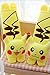 Finex - Set of TWO - Pokemon Pikachu Yellow Plush Car Seat Strap Cover Pads Accessories