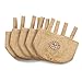 Indoor Garden Grow Bags 1 Gallon - 5 Jute Burlap Bag Fabric Pots - Plant Pot for Container Gardening Outdoor, Growing Plants Indoors, Planting Seeds, Herb Planter, Balcony Planters - Liner + Drainage