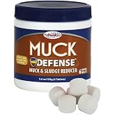 The Pond Guy Muck Defense Sludge Remover &amp; Odor Control, 6 Tablets | Uses living beneficial bacteria and enzymes as a natural water garden muck treatment safe for fish, birds and pets