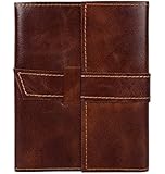 Genuine Leather Handmade Journal to Write in Notebook Refillable Diary for Men Women Writers Artist Poet Gift for Him Her