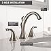 Delta Faucet Addison Widespread Bathroom Faucet Brushed Nickel, Bathroom Faucet 3 Hole, Bathroom Sink Faucet, Metal Drain Assembly, Stainless 3592LF-SS