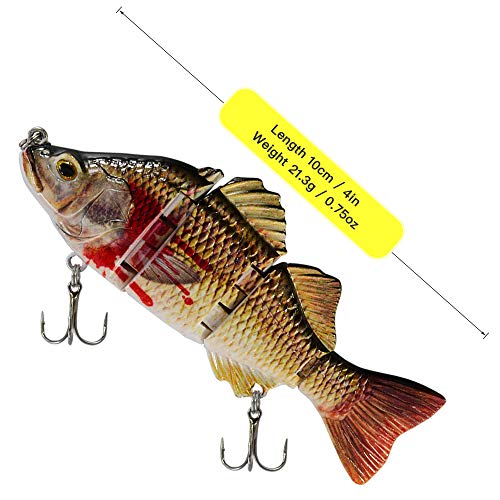 ROSE KULI Fishing Lures Multi Jointed Swimbait Lifelike Fish Lure Tackle Kits