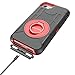 BENTOBEN New iPhone SE 2020 Case, iPhone 8 Case, iPhone 7 Case, Heavy Duty Full Body Rugged Rotating Kickstand Ring Belt Clip Holster Hybrid Shockproof Protective Cover for iPhone SE2/8/7,Black/Red