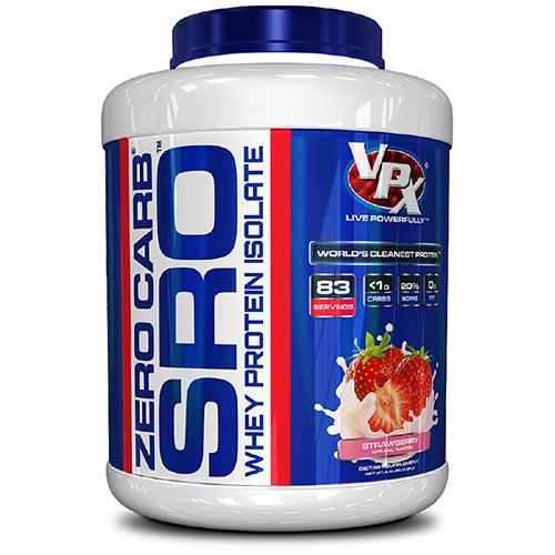 VPX Zero Carb Protein, Strawberry, 4.4-Pound Tub (81 Servings)