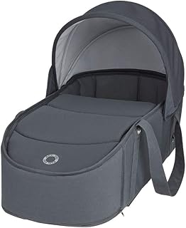 Maxi-Cosi Laika Babywanne, bequem gepolsterte und geräumige Softtragetasche, Kinderwagenaufsatz ab Geburt verwendbar, essential graphite