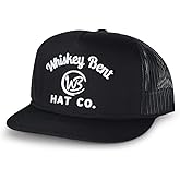 WHISKEY BENT HAT CO. The Johnny Cash Adjustable Snapback Roped Hat Black