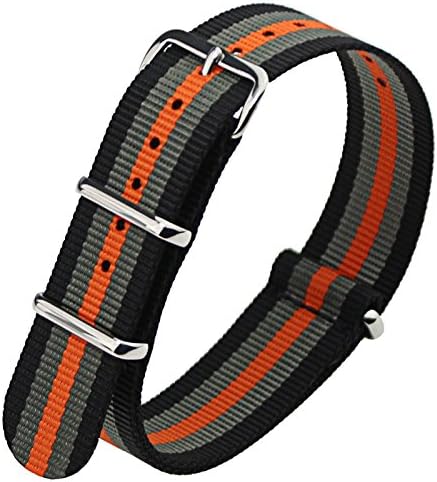 ZLIMSN Nylon Watch Strap Ladies Wrist Watch Band for Men Women Bracelet Strap Replacement
