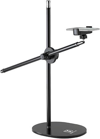 CAOGE Adjustable Tabletop Monopod Stand. Phone Holder Mount 360° Rotation