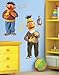 RoomMates RMK1478GM Sesame Street Bert and Ernie Peel & Stick Giant Wall Decals