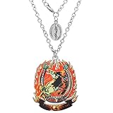 Men's Ed Hardy Horse in Fire Necklace on a 24inch Chain