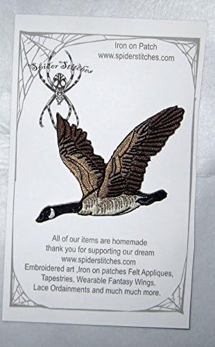 Flying Canada Goose Canadian Bird Iron on Patch