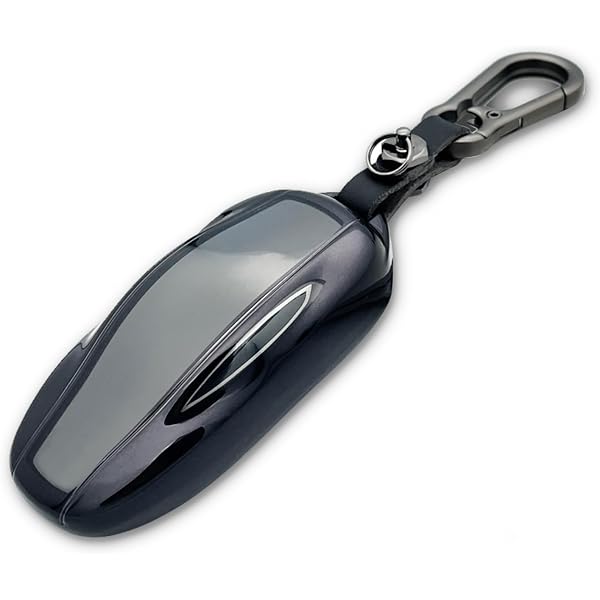 Guscio portachiavi con texture in fibra di carbonio, copertura batteria, cover per chiave in fibra di carbonio compatibile con Mercedes-Benz A220 E63S Classe E Classe CLS 2019-2021