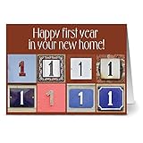 Note Card Cafe All Occasion Greeting Card Set with Envelopes | 24 Pack | Blank Inside, Glossy Finish | Unique Happy First Year Design | Bulk Set for Greeting Cards, Occasions, Birthdays