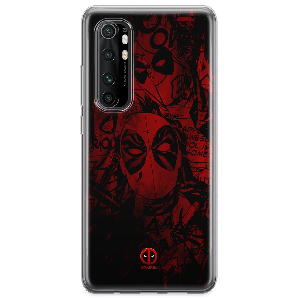 ERT GROUP mobile phone case for Xiaomi MI NOTE 10 Lite original and officially Licensed Marvel pattern Deadpool 001 optimally adapted to the shape of the mobile phone, case made of TPU