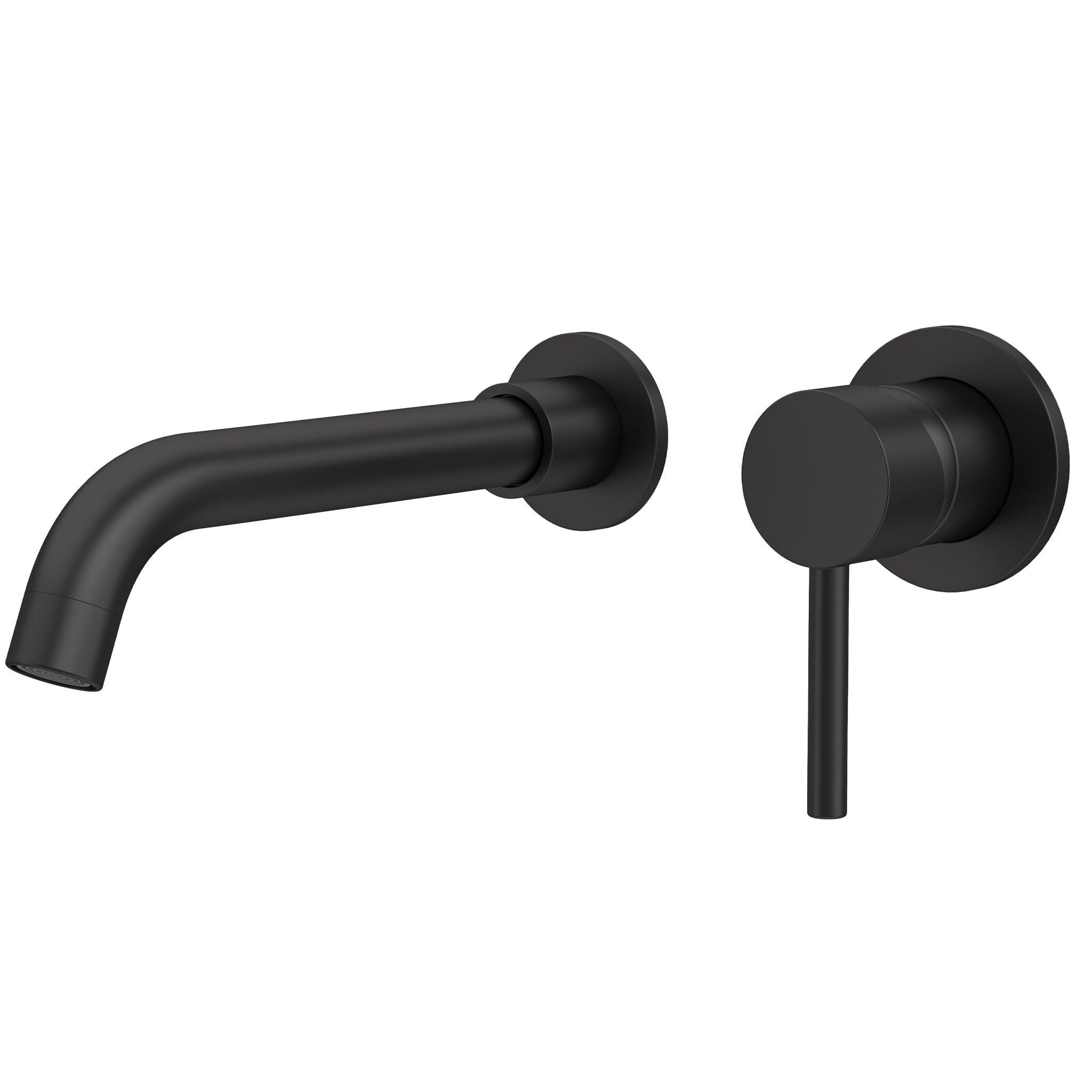 VALAZ Matte Black Basin Mixer Spout 21 cm, Bathroom Accessory