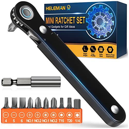 Stocking Stuffers Right Angle Screwdriver Mini Ratcheting 90 Degree