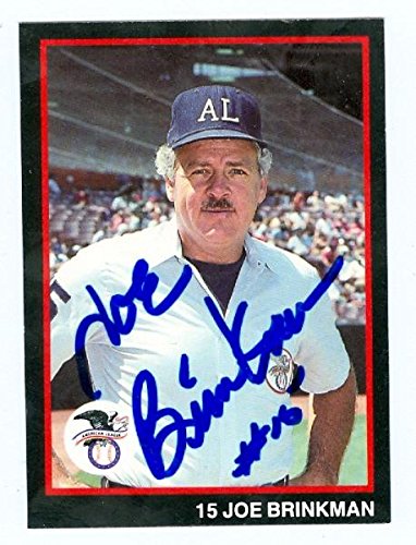 T M Umpires Le Meilleur Prix Dans Amazon Savemoney Es - !   joe brinkman autographed baseball card t m sports cards major league umpires asscotion card 15