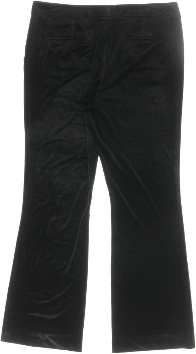 calvin klein black velvet pants