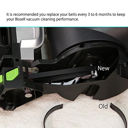 Mumaxun 3pcs Replacement 3031120 Vacuum Cleaner Belt for Bissell Styles