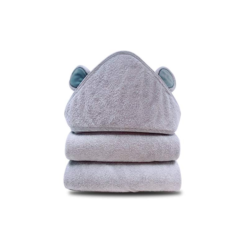SWEET DOLPHIN Premium Bamboo Baby Bath Towel – Ultra Absorbent – Soft Hooded Towels for Babies,Infant – Baby Registry…