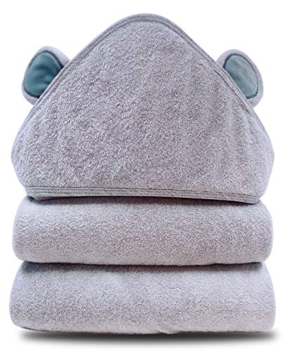 SWEET DOLPHIN Premium Bamboo Baby Bath Towel – Ultra Absorbent – Soft Hooded Towels for Babies,Infant – Baby Registry…