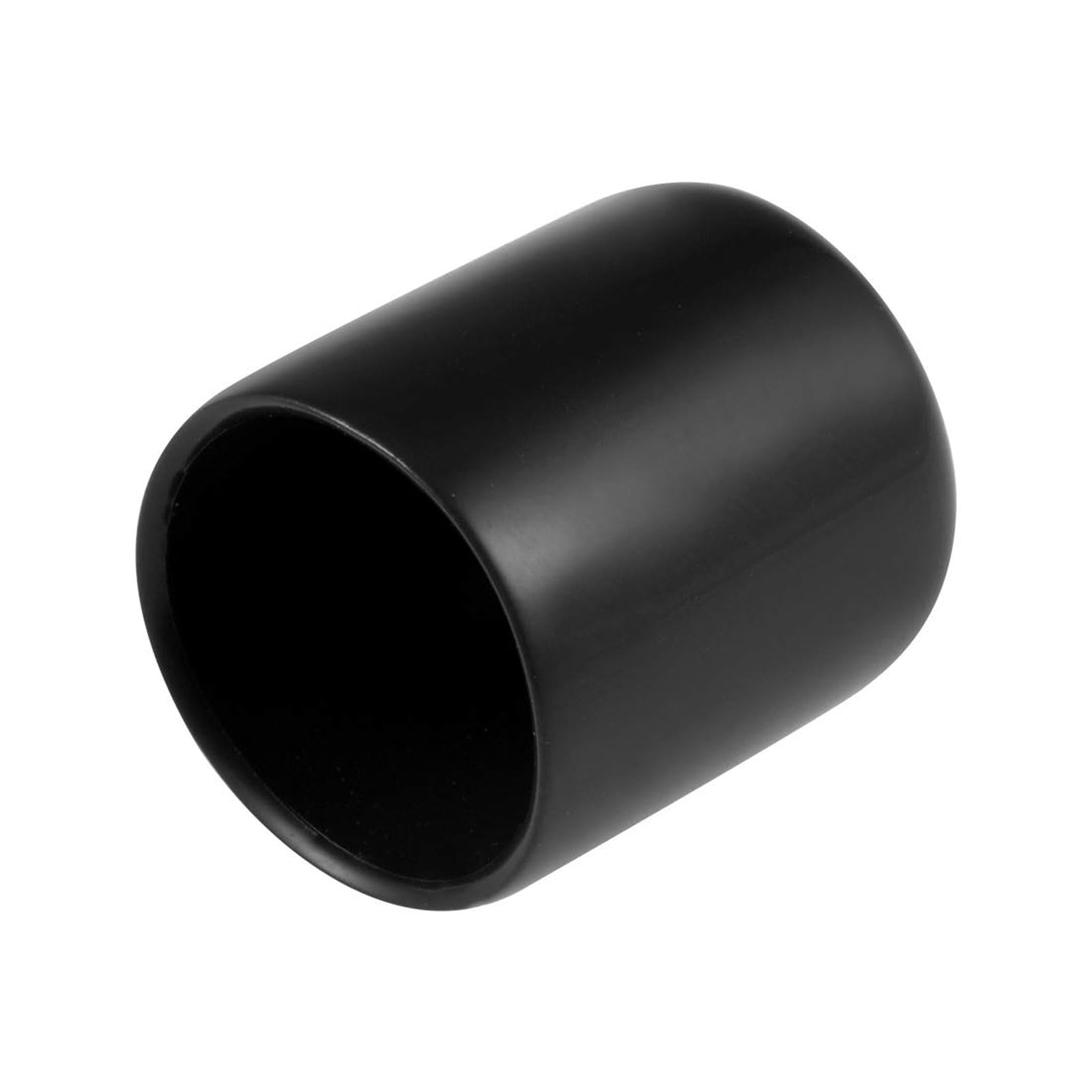 TA-VIGOR 25Pcs Rubber End Caps, 20mm ID Round Flexible Screw End Caps Thread Protectors, Black Vinyl Bolt Covers Rubber Covers for Screws, Tubes, Cables, Wires, etc