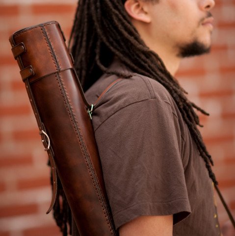 1 Blueprint+Artwork+Handsewn+Leather+Carrying