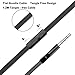 TOBETB SE-570 Headphones Stereo Wired In-ear Earphones Dynamic Crystal Clear Sound with Volume Control -- Black