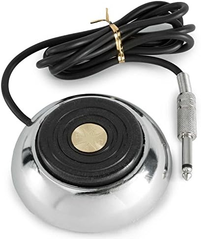 Dermasoft 360 GEM Pro Stainless Steel Tattoo Foot Pedal (For Power Supply)