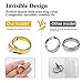 Likimar Ring Size Adjuster for Loose Rings 56 PCS Invisible Ring Sizer for Wide Band Rings