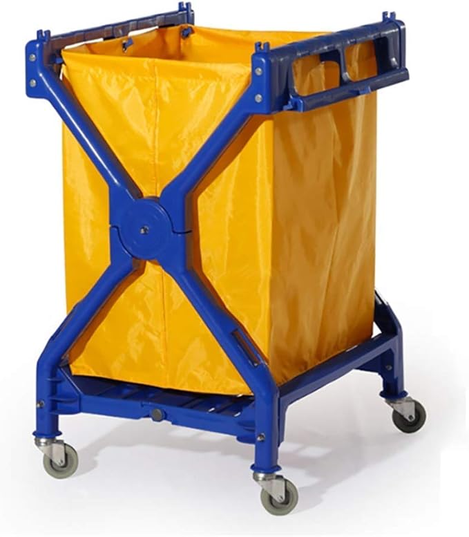 MJY Carrito de reciclaje de vehículos, carrito comercial de plástico