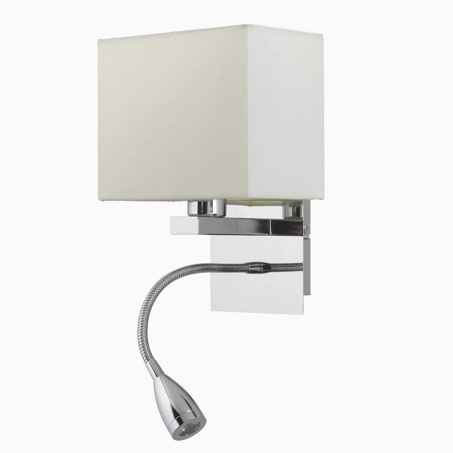 Metal Wall Light Square Ivory (RAL 1013)