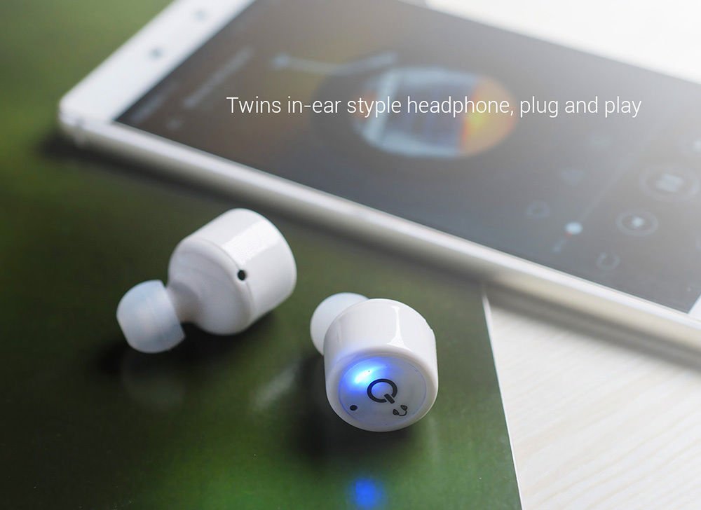 Mini auriculares gemelos invisibles iRoundy X1T, inalámbricos, con bluetooth V4.2, estéreo de sonido envolvente y micrófono, para iPhone 7/6S, Samsung, Android, iOS