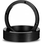 Wakauto 6.5 Inch Speaker Spacer Rings, Car Door Speaker Adapter Brackets | 4PCS ABS speaker mounting rings, 0.5 inch (15mm) spacer brackets with adjustable depth up to 2 inch for cars and trucks