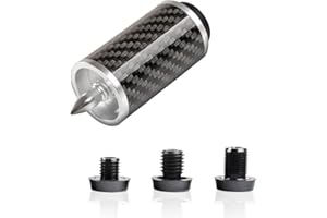 KONLLEN Pool Cue Extension 2'' 3'' 4'' 6'' 8'' 12'' Carbon Fiber Billiard Cue Extension Billiard Accessories for Pool Sticks