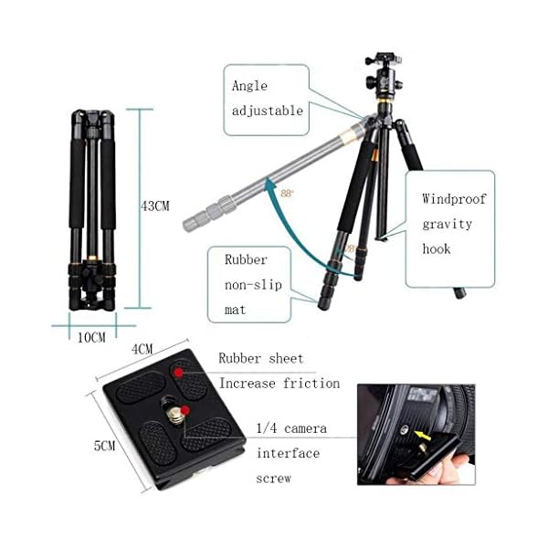 XYSQWZ Aluminium Telefonhalter Mädchen Live Broadcast Fotografie DSLR Kamera Stativ - Family Dinner Kamera Telefonhalter… – Bild 4