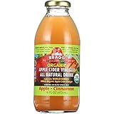 Bragg Apple Cider Vinegar Drink - Organic - Apple-Cinnamon - 16 oz - case of 12 - All Natural - Gluten Free