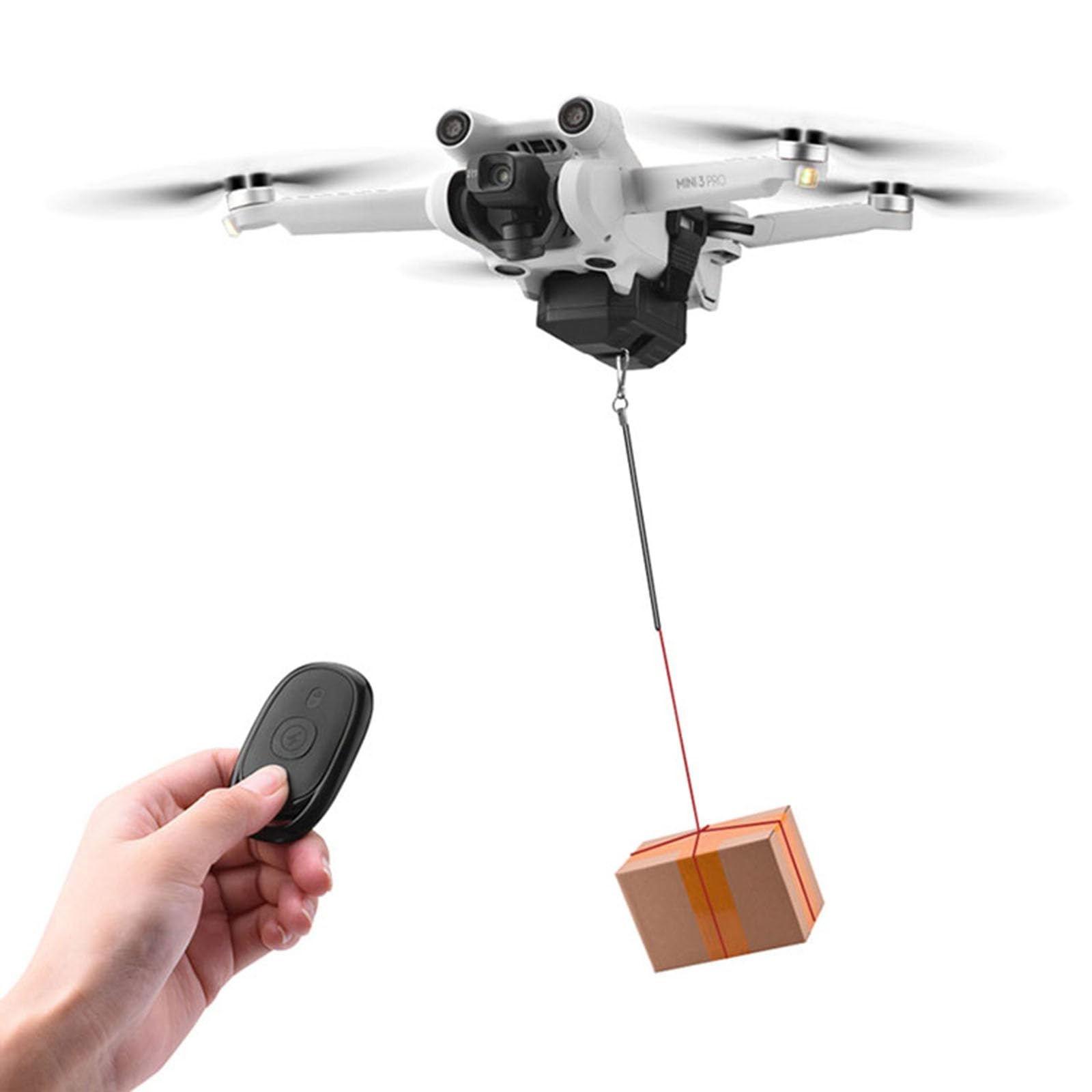 LICHIFIT Drone Airdrop System Universal for DJI Mavic 3 / Mini 3 Pro/Mavic Air 2 / Air 2S / Mavic Pro Drone Thrower Transport Delivery Release Dropping Device