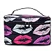 Polytree Multifunction Travel Cosmetic Bag Makeup Case Pouch Toiletry Organizer - Color Lips