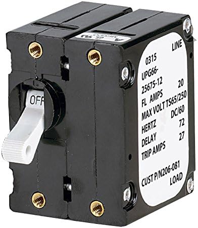 Paneltronics 'A' Frame Magnetic Circuit Breaker - 30 Amps - Double Pole