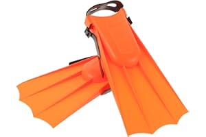 TOBBOMEY Swimming Fins Kids Swim Training Fins Short Flippers for Lap Swimming Travel Size Flippers for Kids Teens Adults Wom