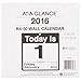 AT-A-GLANCE Today Is Daily Wall Calendar Refill 2016, January – December, 9.37 x 12 Inches (K450)