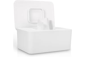 LEQXGO Baby Wipes Dispenser, Wipes Dispenser Baby Wipes Case, Baby Wipe Holder for Fresh Wipes, Non-Slip Wipes Case, Wipe Con